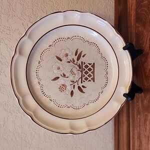 Cumberland Mayblossom Stoneware by Hearthside 10.5" Plate Vintage